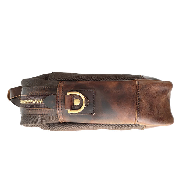 Canvas Zippered Pouch – Marlondo Leather Co.