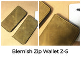 Zip Wallet - Rustic