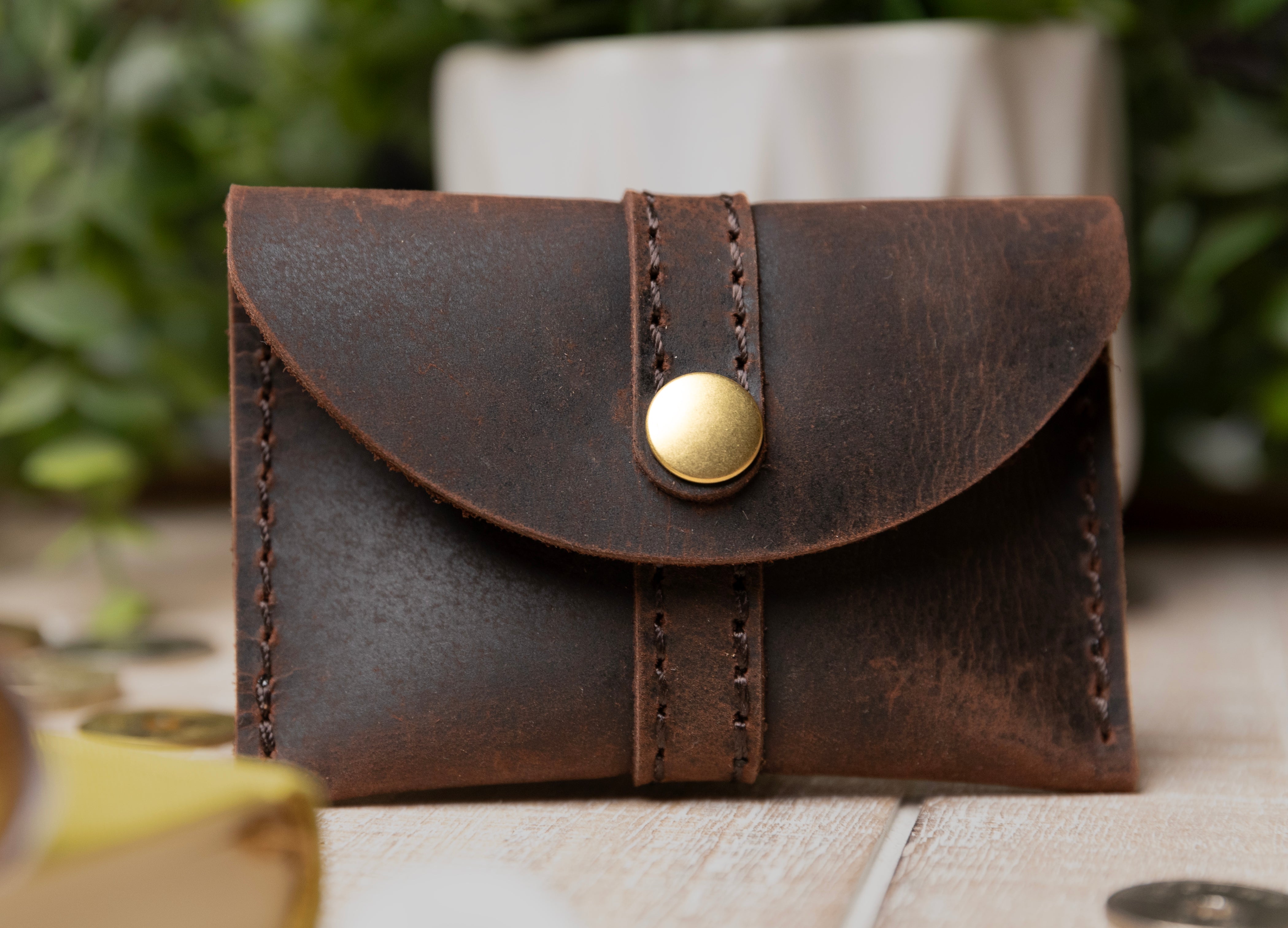 Genuine Leather Coin Pouch Genuine Alligator Leather Coin Purse - Central Florida  main image 3