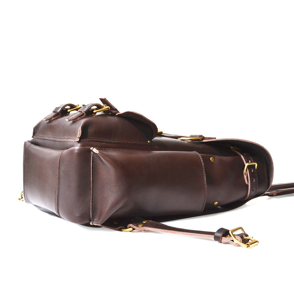 Leather Backpack Mens Large Leather Laptop Day Pack – Marlondo