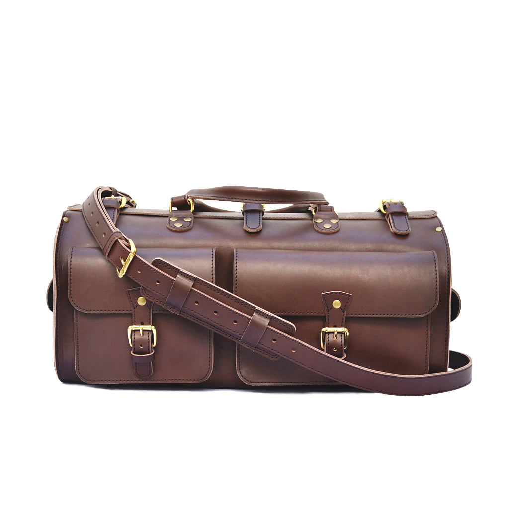 Vintage Country Road Hardwear Leather Duffel/Travel Weekender Bag Large  65x33x30 | eBay