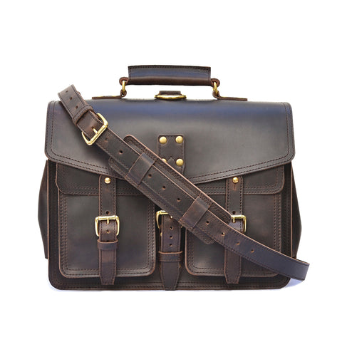 Wing Briefcase - Vintage Leather
