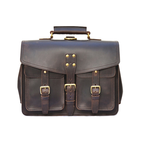 Wing Briefcase - Vintage Leather Laptop Messenger Bag – Marlondo ...